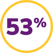 53 % 53 %